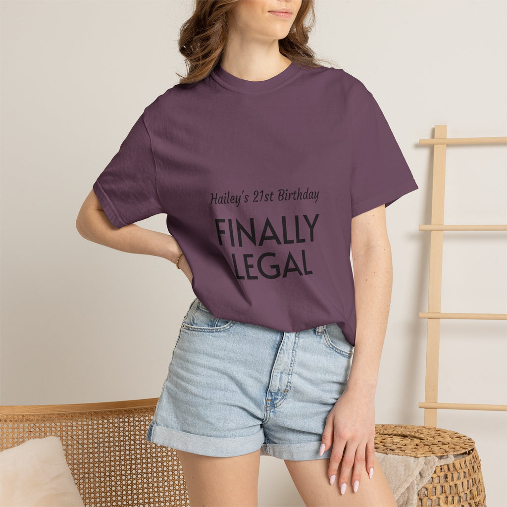 Finally Legal 21st Birthday T-Shirt