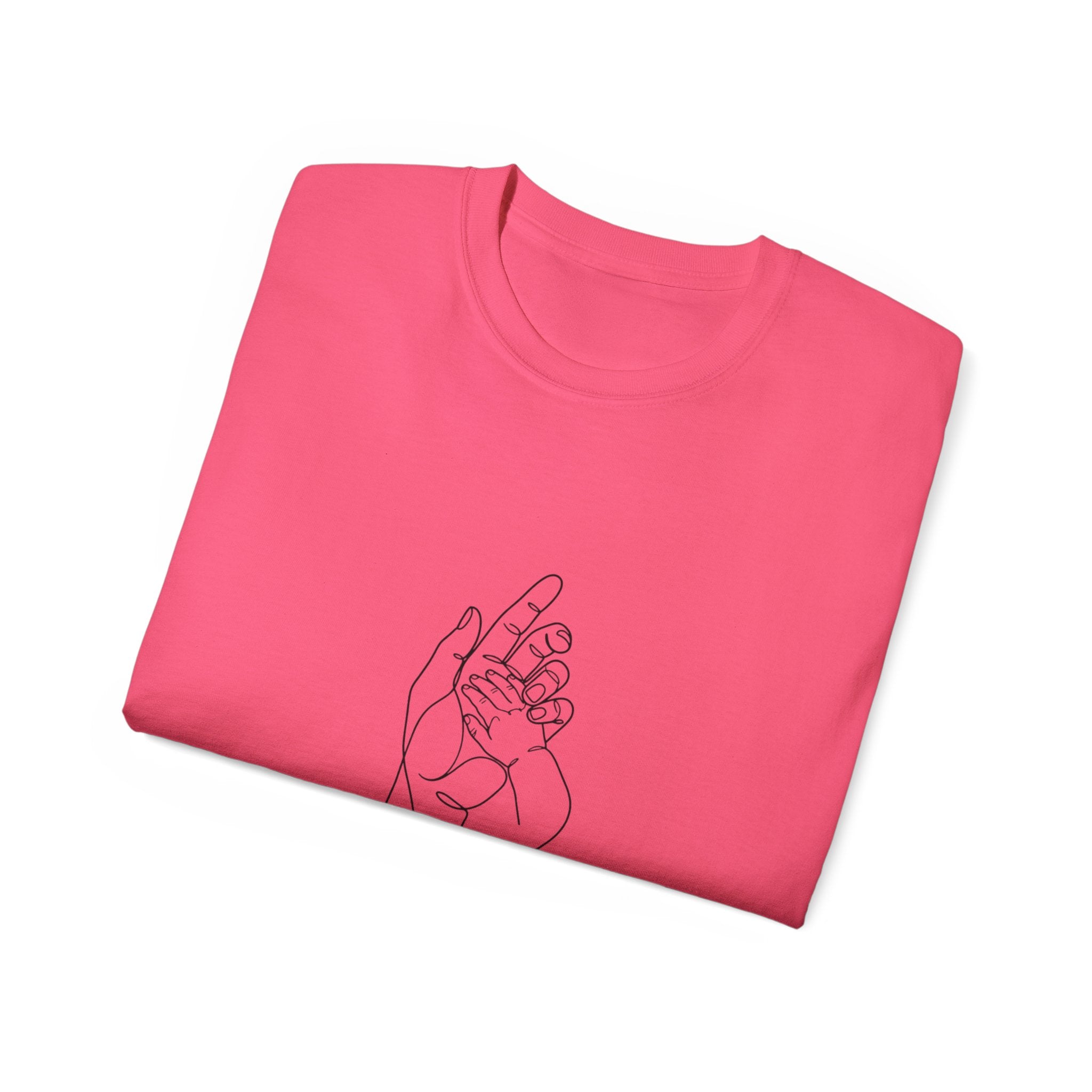 Matching Hands Relaxed Unisex Baumwoll-T-Shirt
