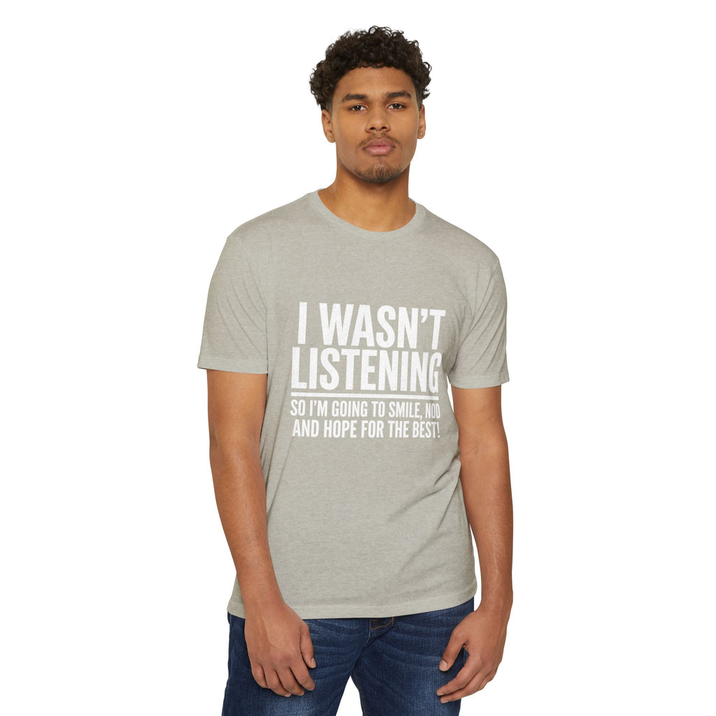 Graphic unisex soft cotton T‑Shirt — Funny Sarcastic Tee