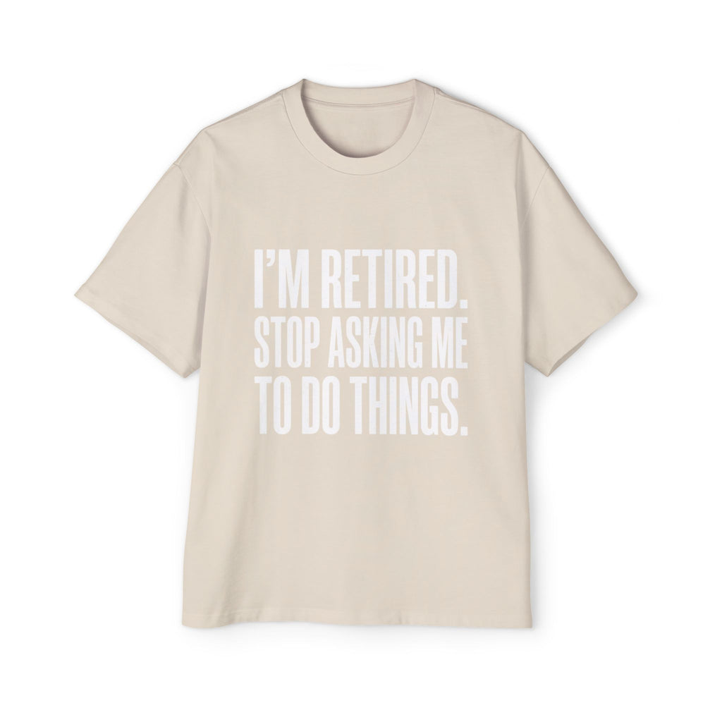 Ausgemustertes Oversized Baumwoll-T-Shirt