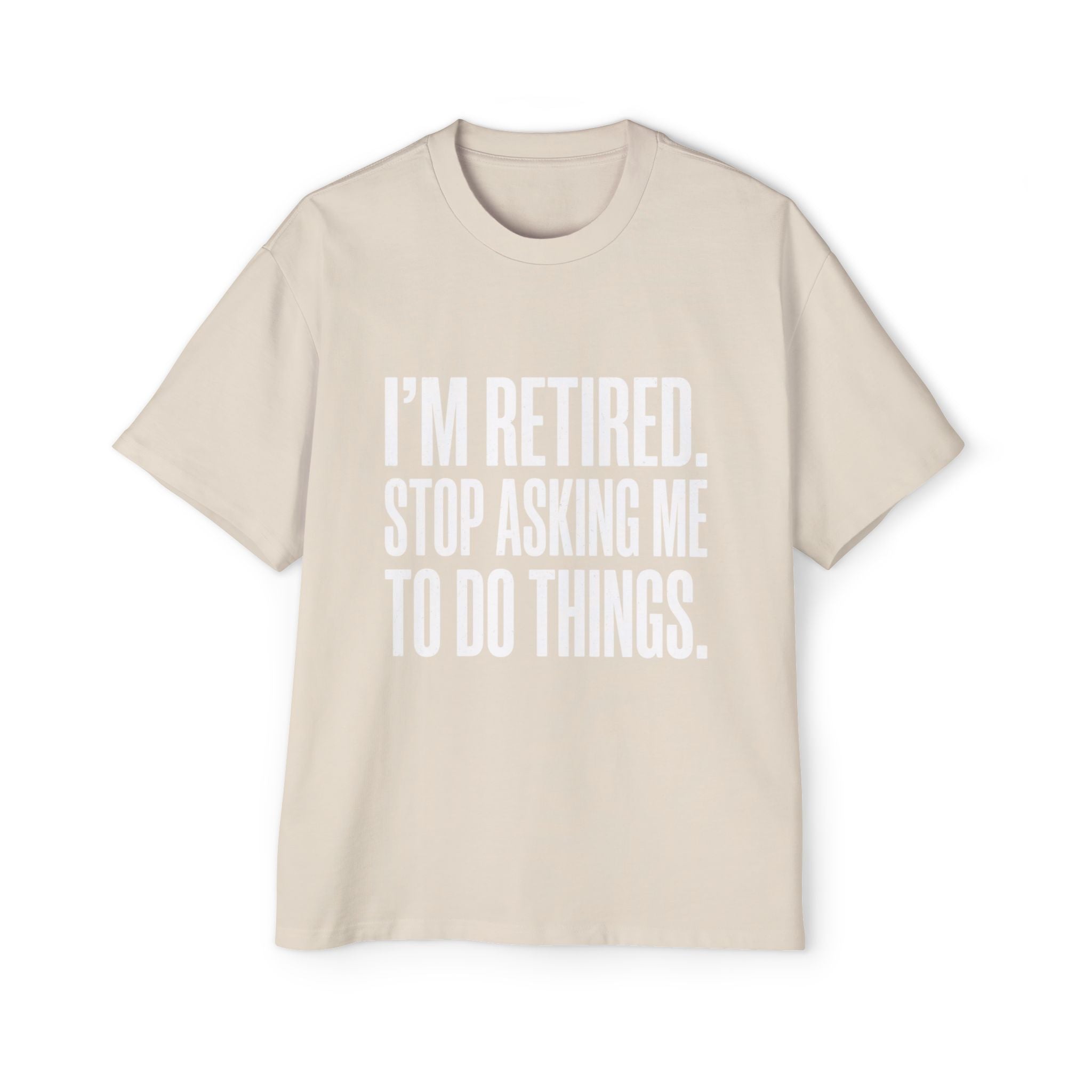 Ausgemustertes Oversized Baumwoll-T-Shirt