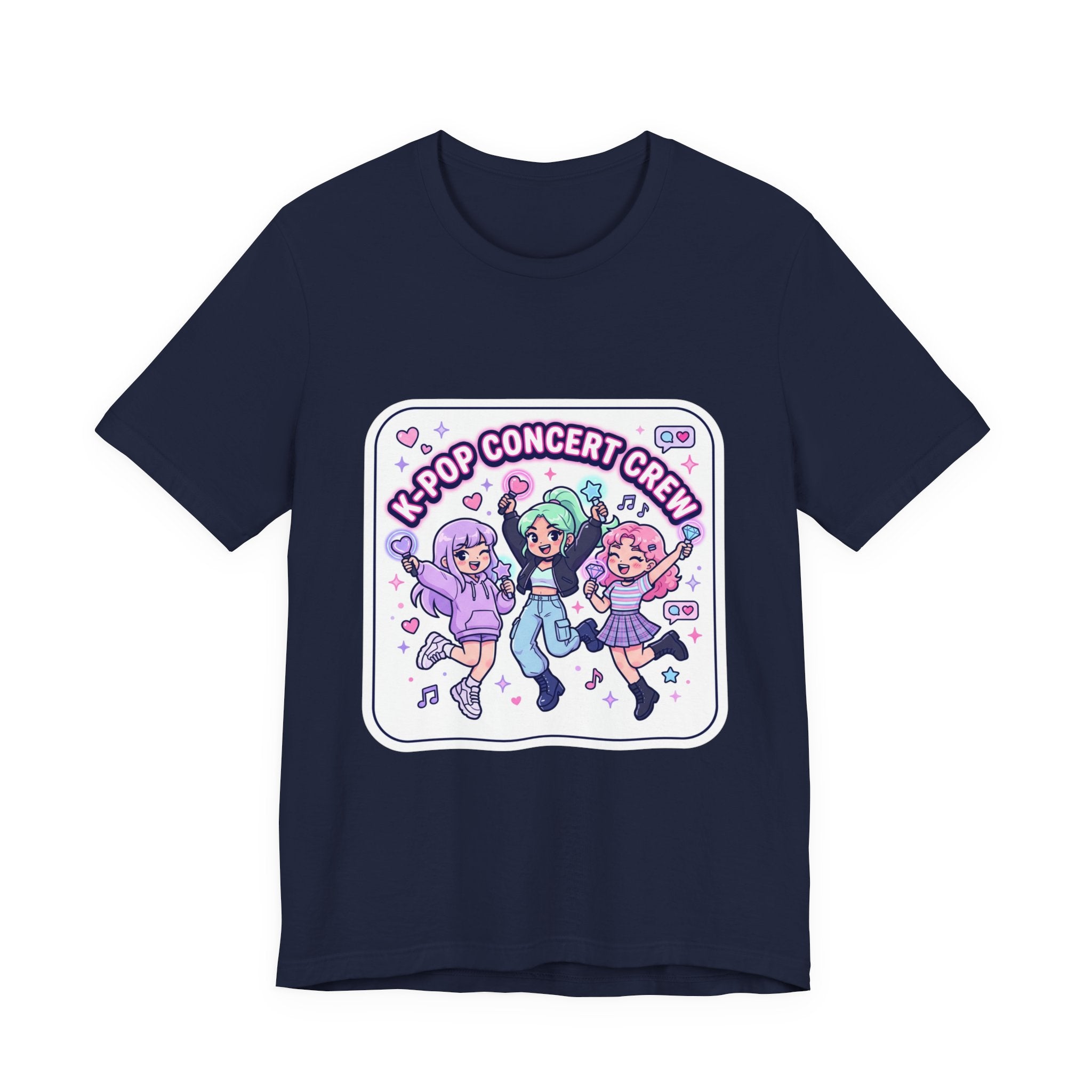 K-Pop Konzert Crew T-Shirt | K-Pop Fan, Lightstick, Bias