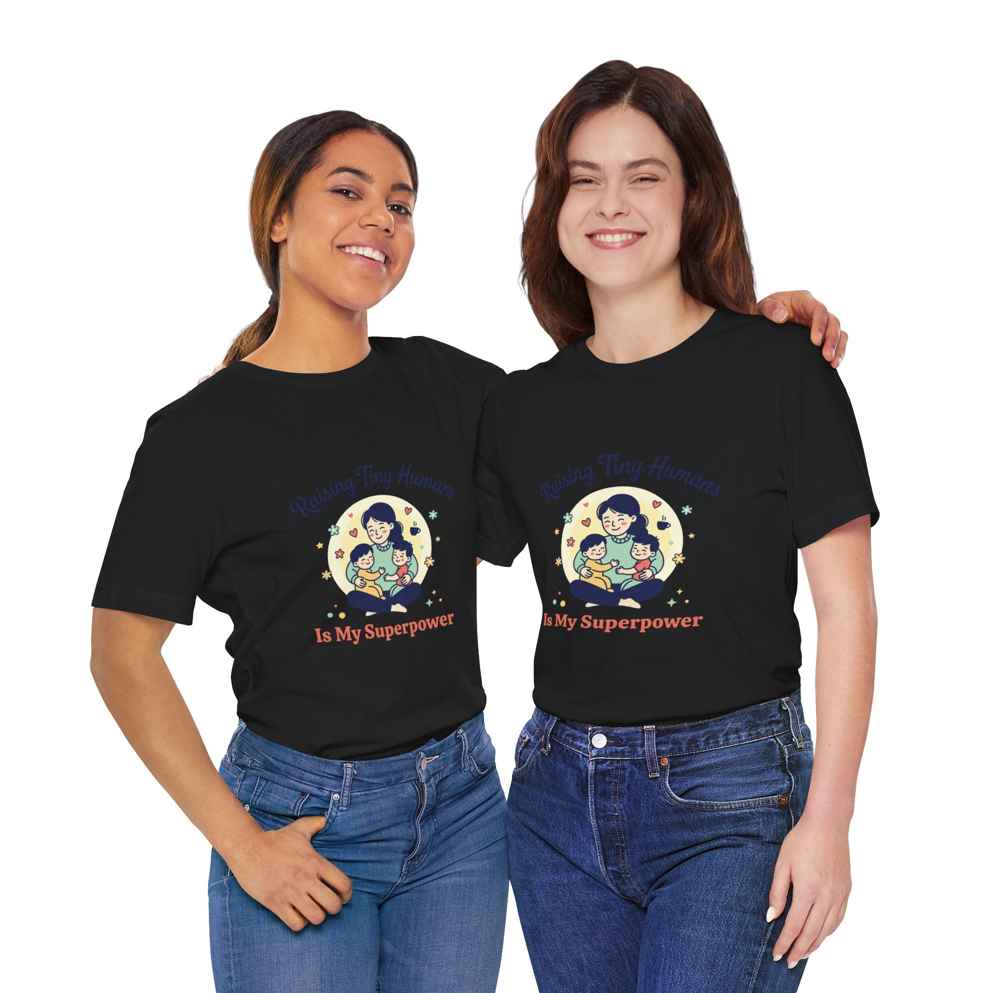 T-Shirt Kleine Menschen aufziehen | Muttertag, Mama-Leben, sentimental