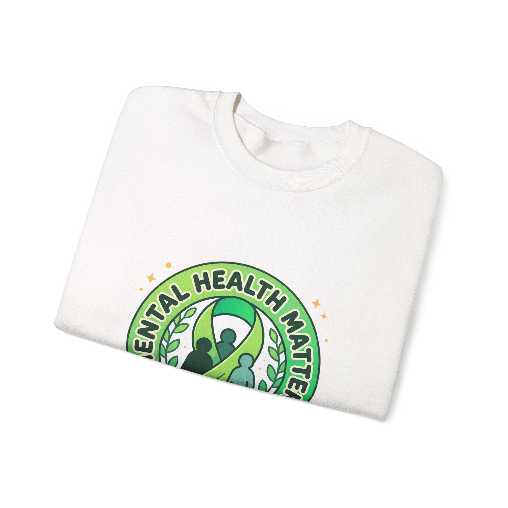 Mental Health Matters Sweatshirt | Trage grüne Schleife zur Sensibilisierung, Selbstfürsorge
