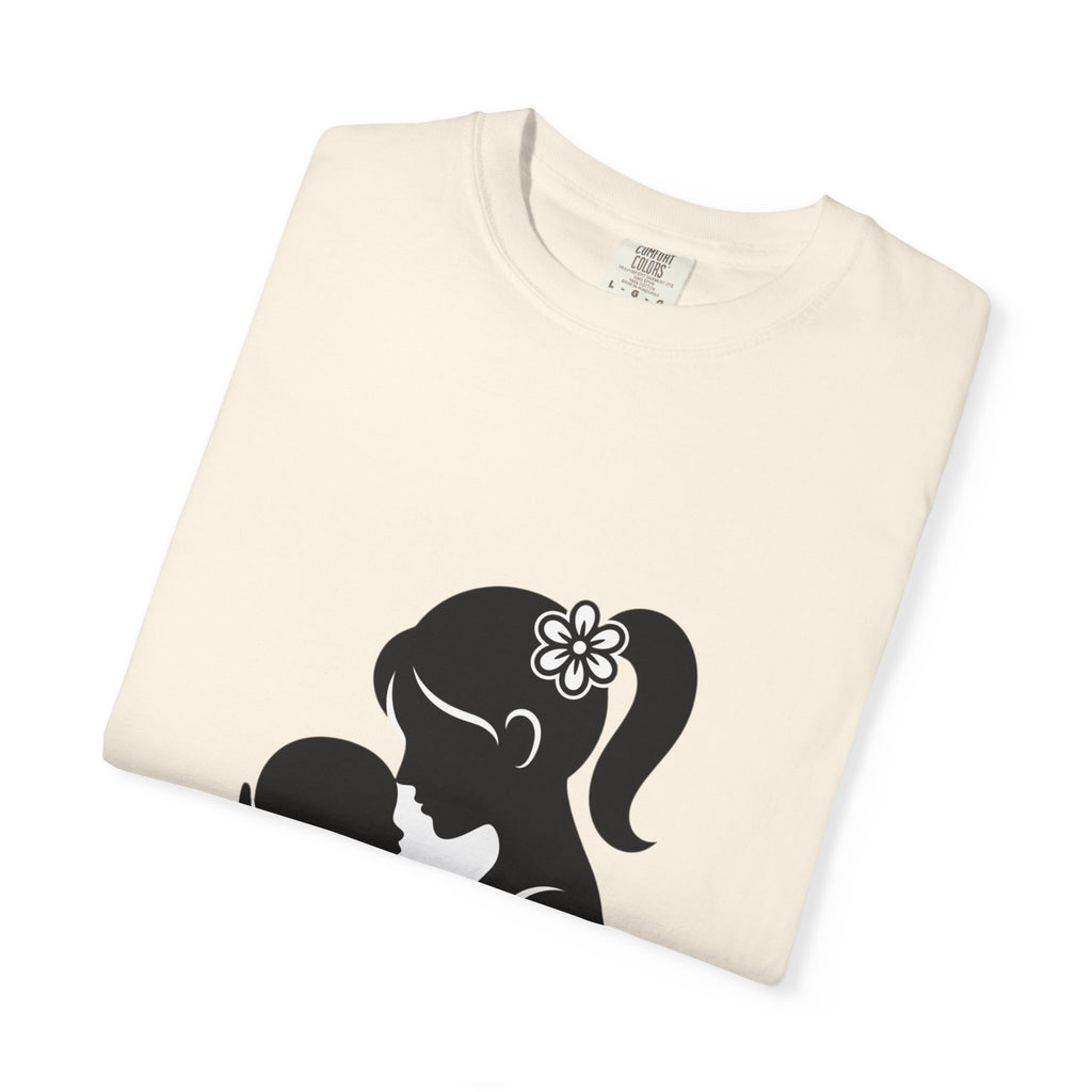 Mom and Baby Silhouette T-Shirt — Nursing & New Mom Gift