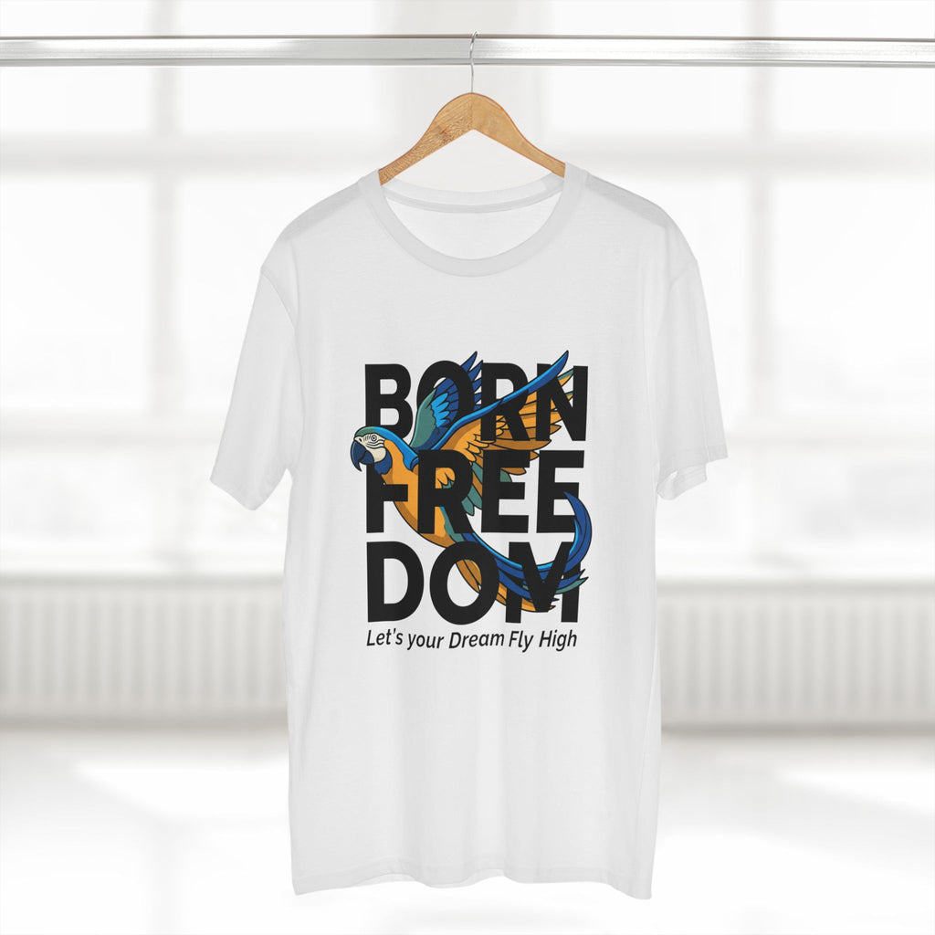Let's Your Dream Fly High" Parrot Graphic T-Shirt