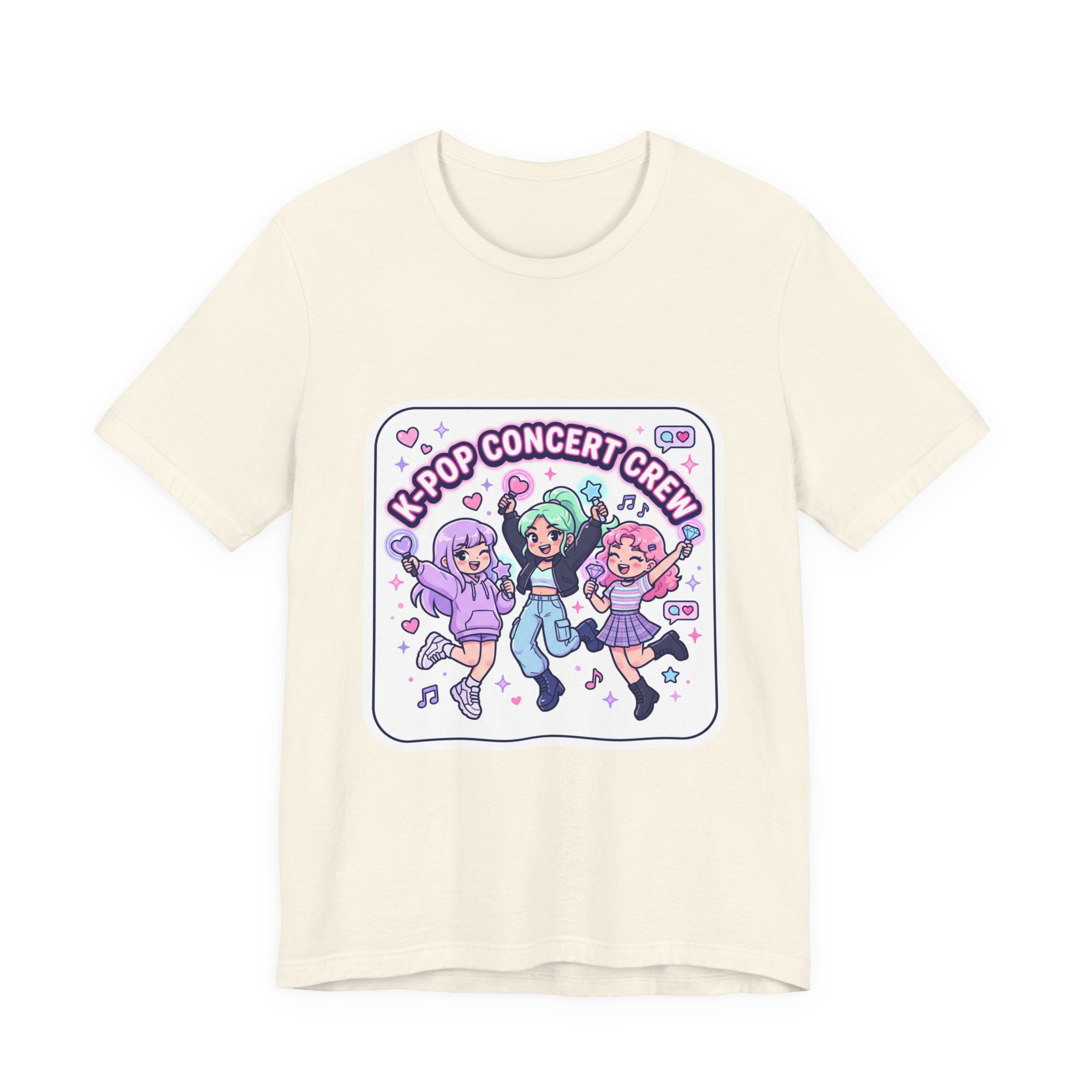 K-Pop Konzert Crew T-Shirt | K-Pop Fan, Lightstick, Bias