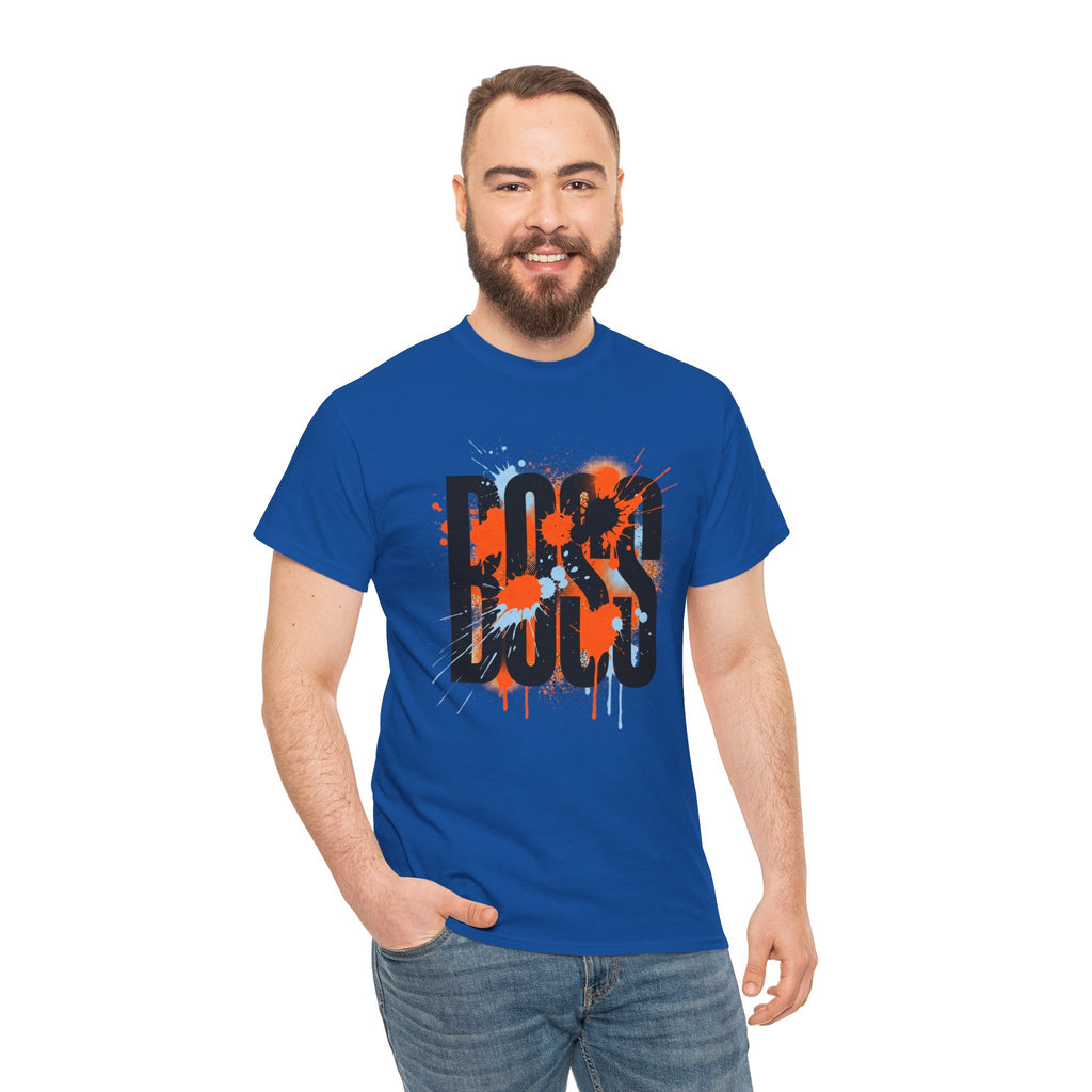 BOSS Graffiti Tee – Street Art Graphic T-Shirt