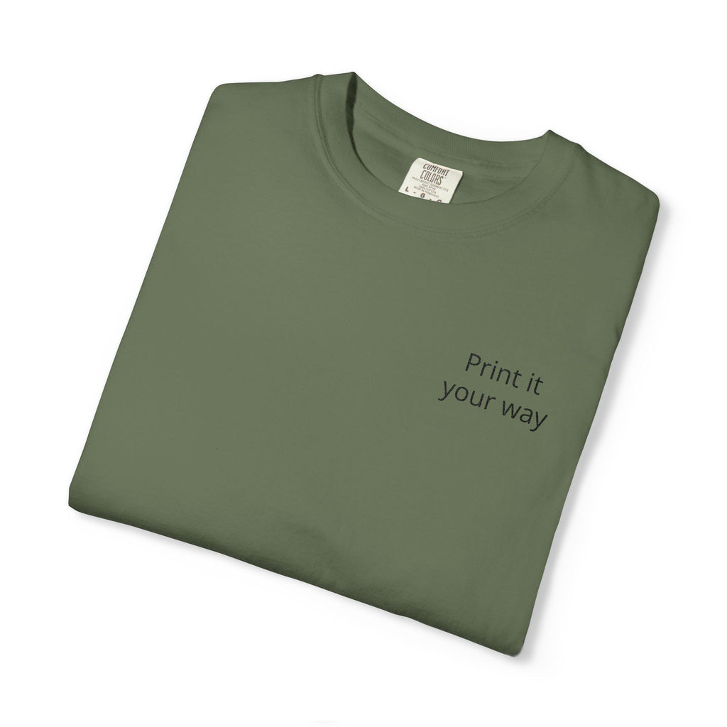 Minimalist "Print It Your Way" T-Shirt