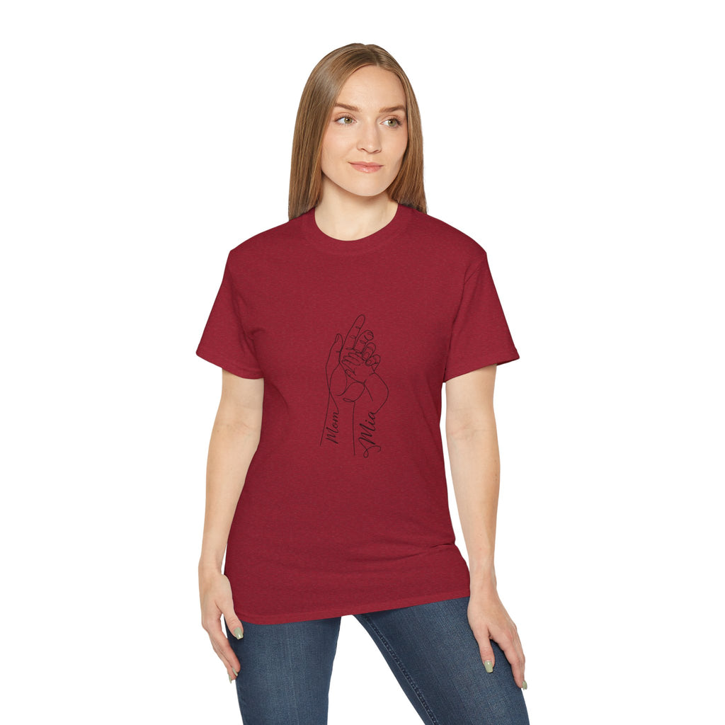 Matching Hands Relaxed Unisex Baumwoll-T-Shirt