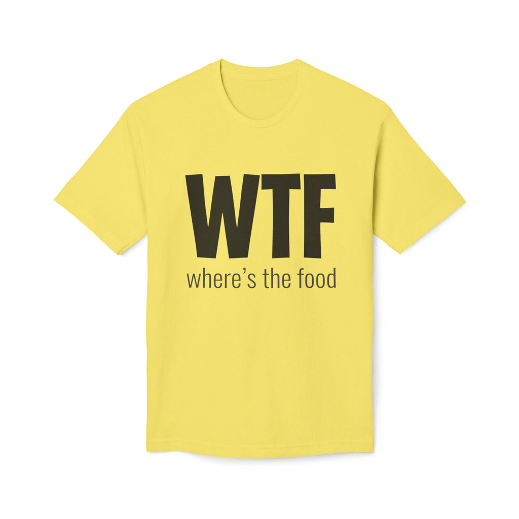WTF "Where's the Food" Graphic T-Shirt — Funny Foodie Tee