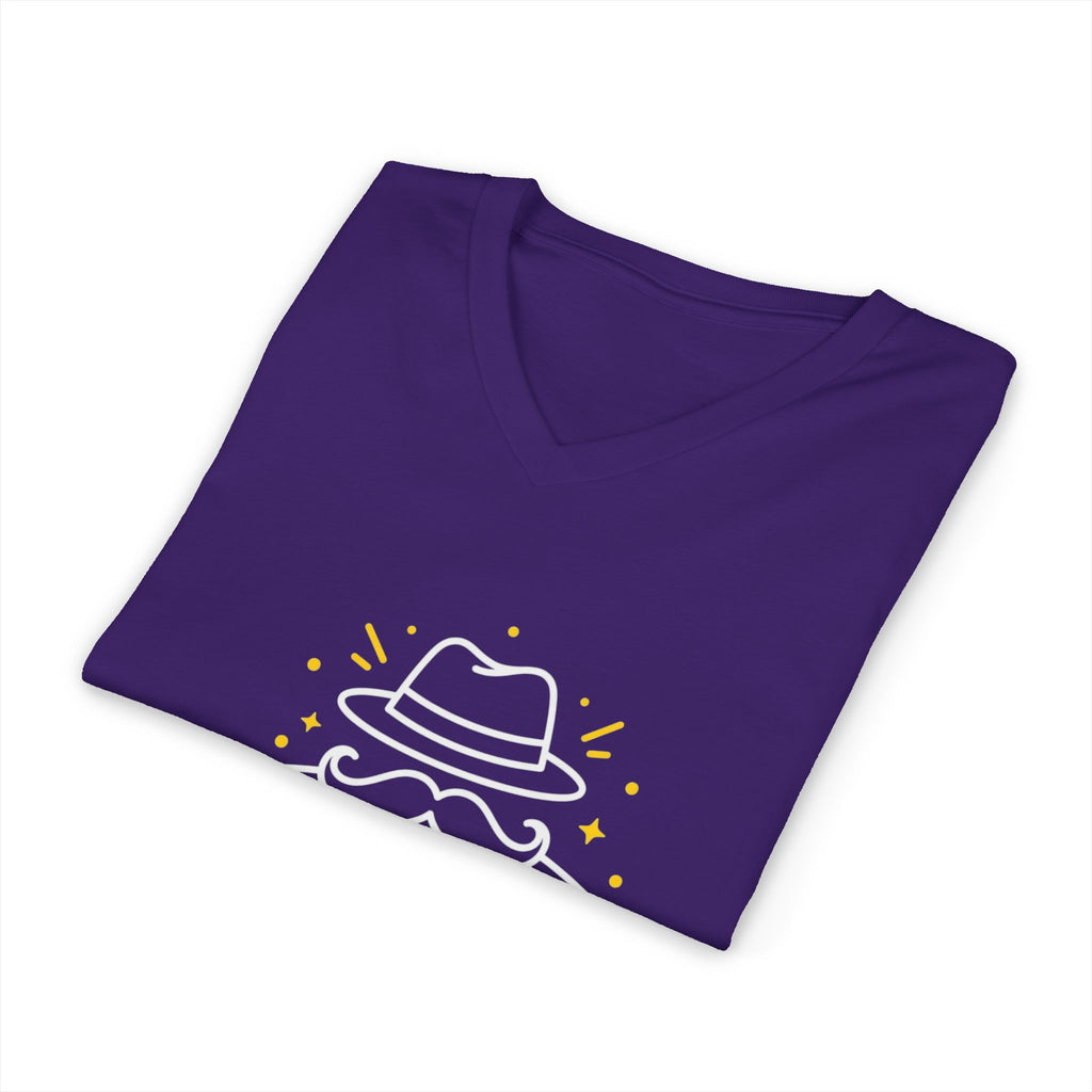 V-Ausschnitt-T-Shirt