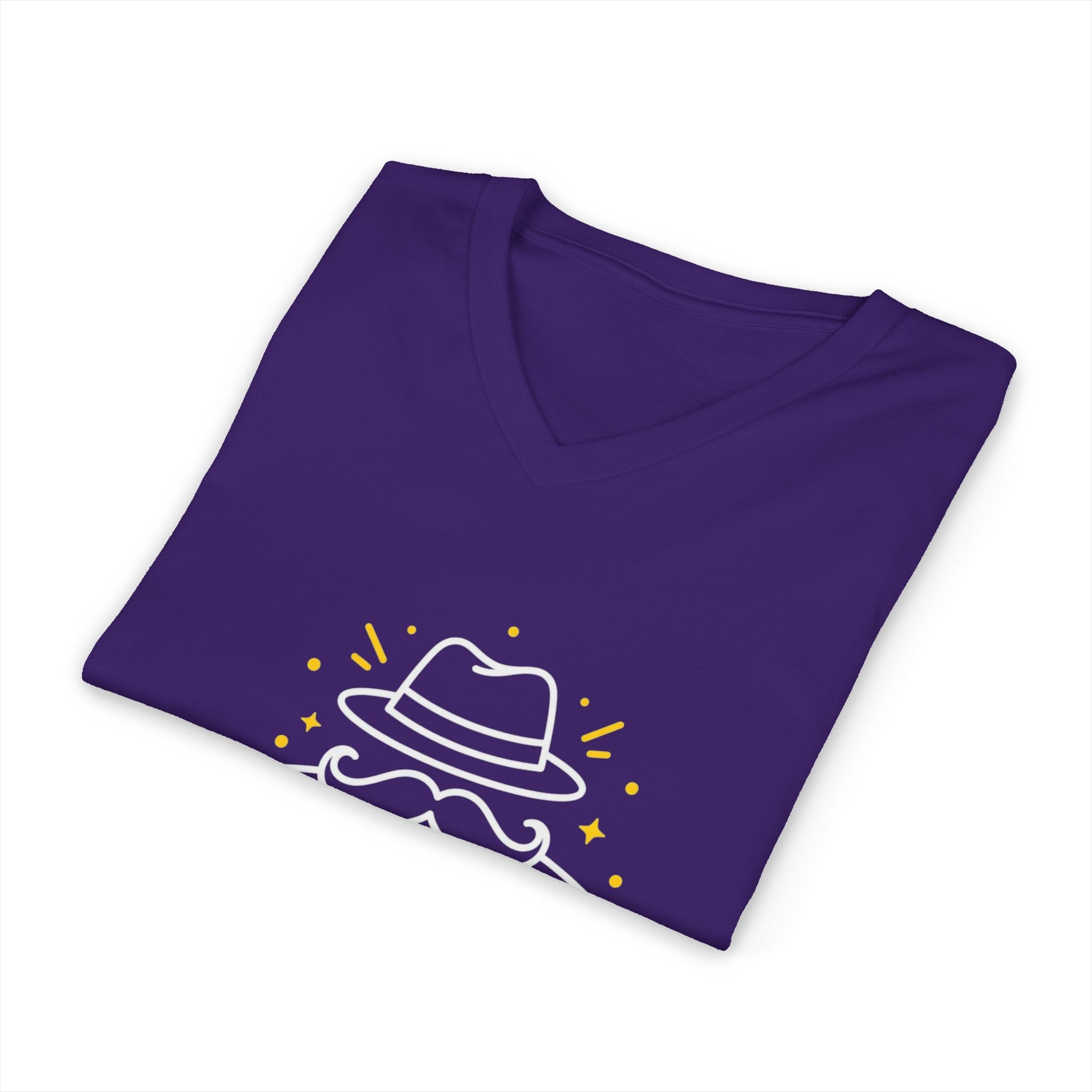 V-Ausschnitt-T-Shirt