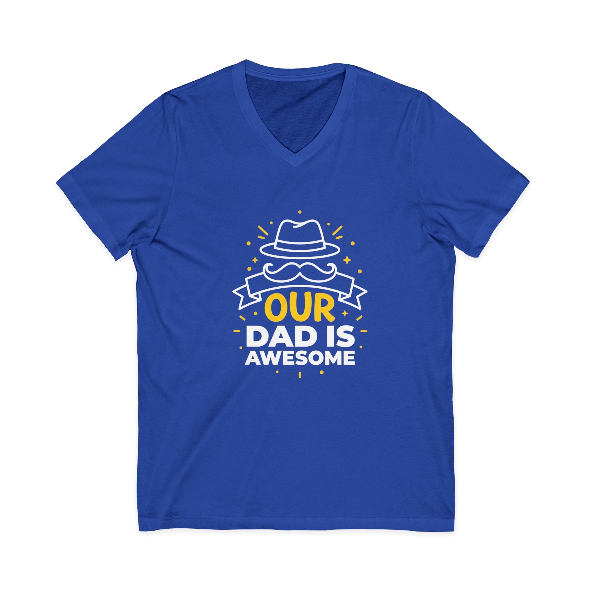 V-Ausschnitt-T-Shirt