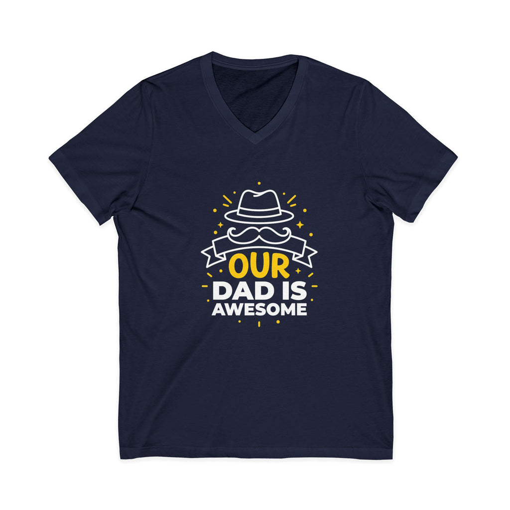 V-Ausschnitt-T-Shirt