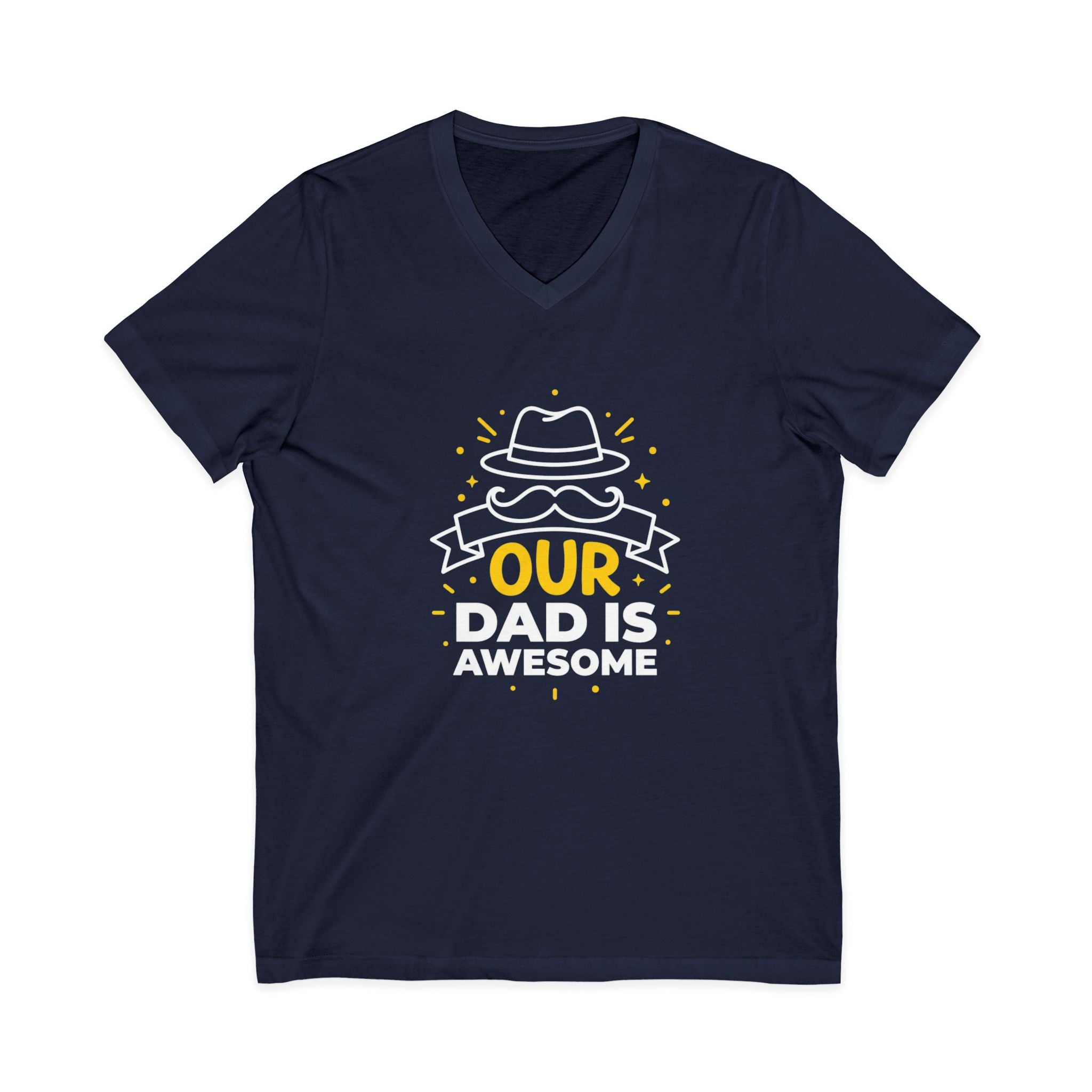 V-Ausschnitt-T-Shirt