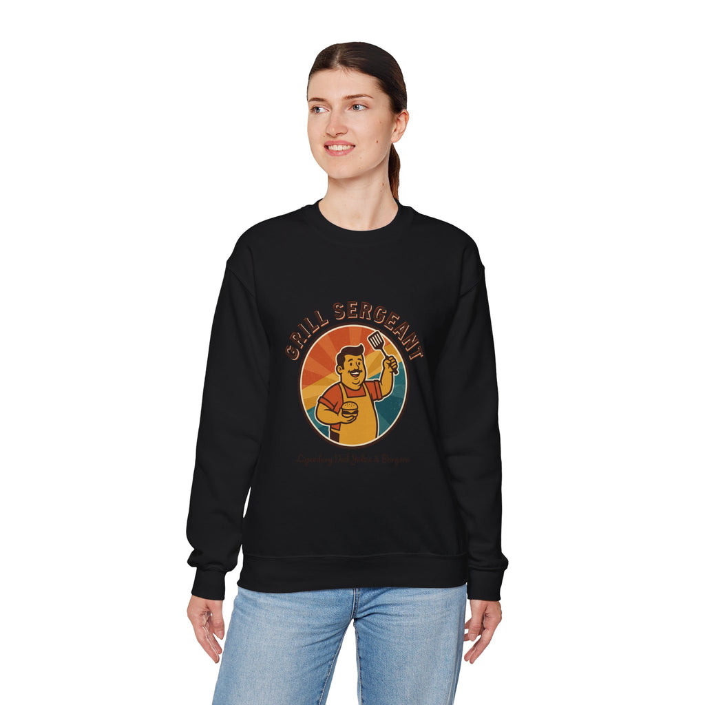 Grill Sergeant Sweatshirt | Father’s Day, Retro Outdoorsy Dad