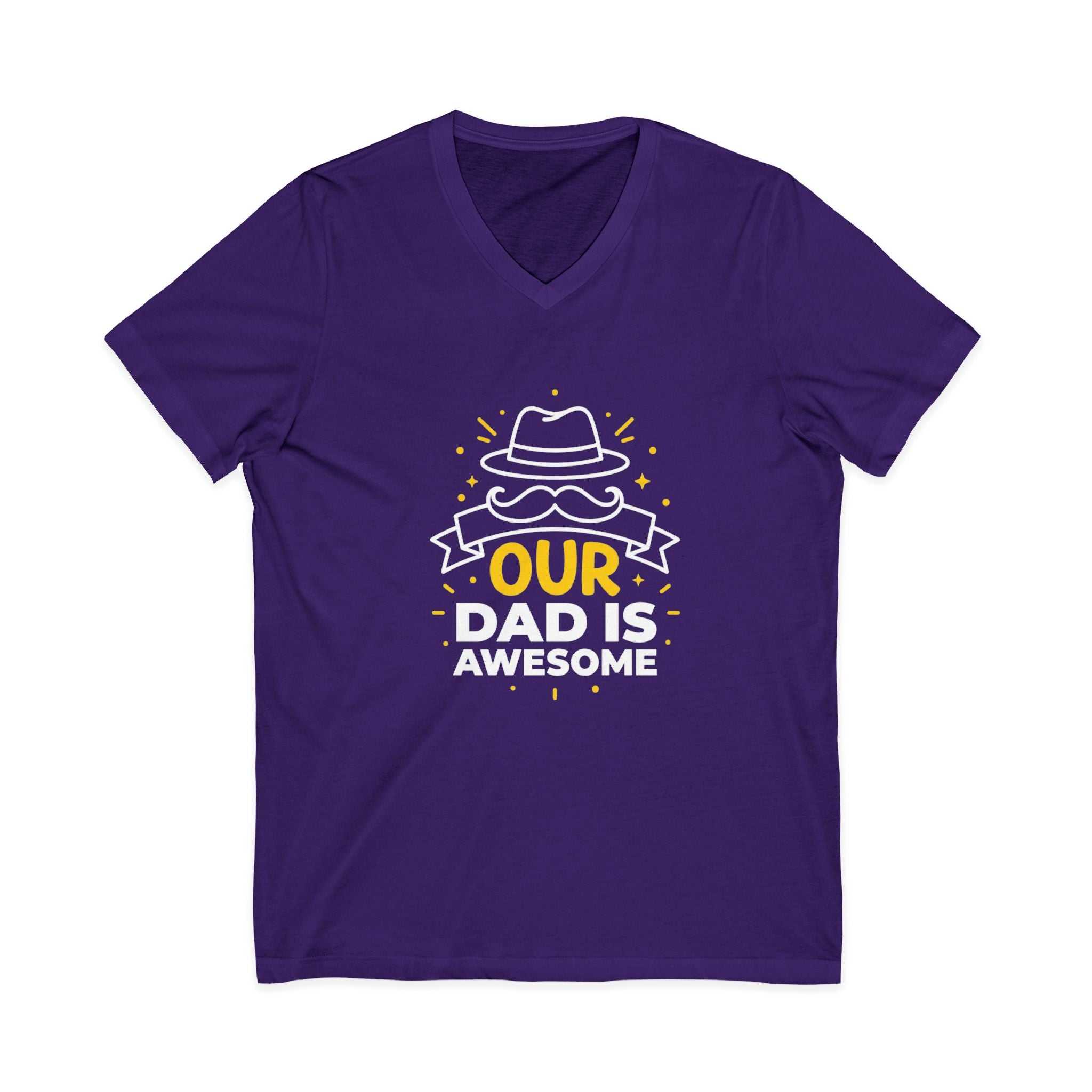 V-Ausschnitt-T-Shirt