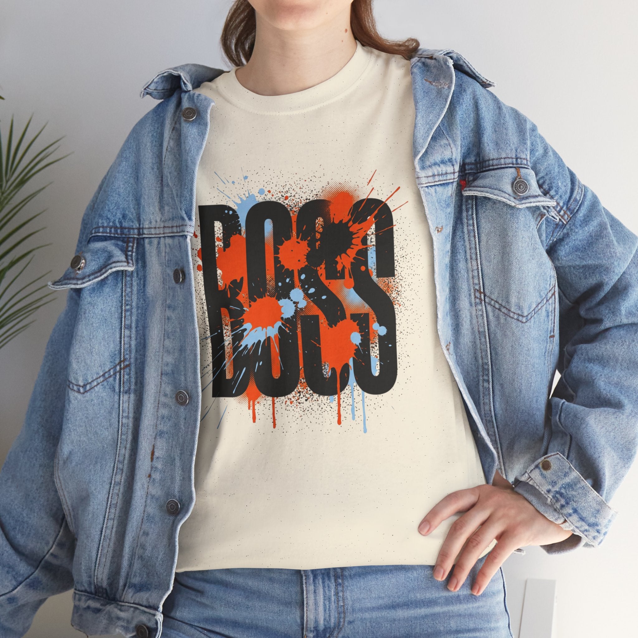 BOSS Graffiti Tee – Street Art Graphic T-Shirt