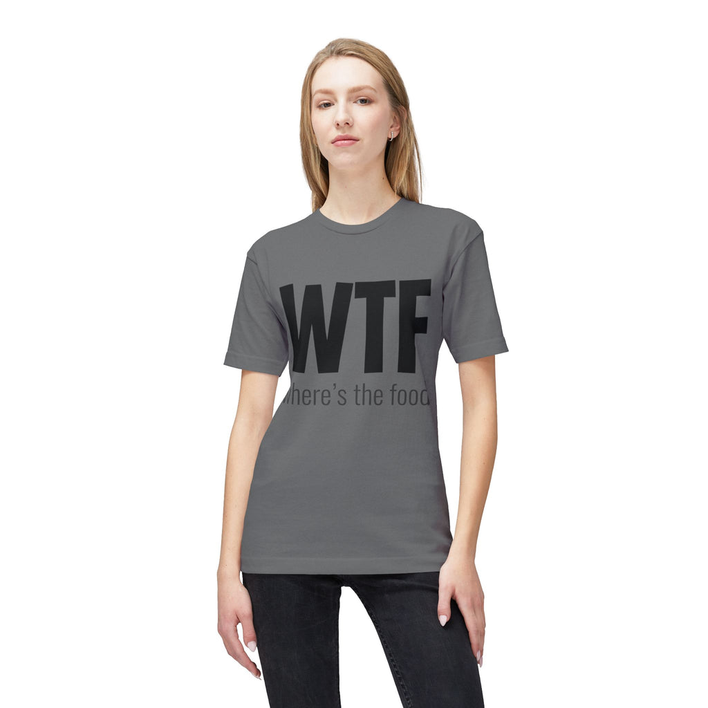 WTF "Where's the Food" Graphic T-Shirt — Funny Foodie Tee