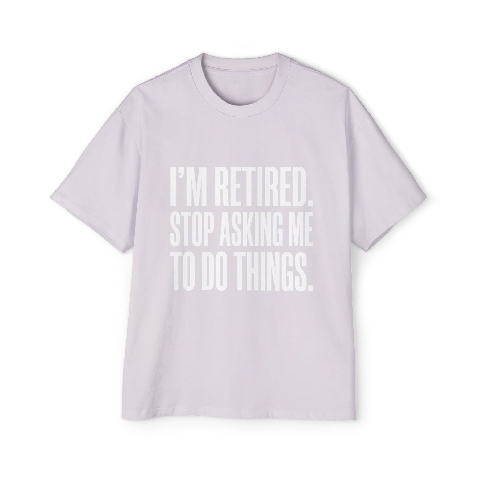 Ausgemustertes Oversized Baumwoll-T-Shirt