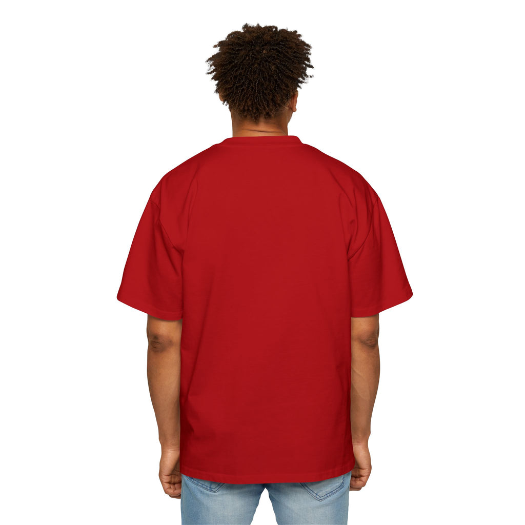Ausgemustertes Oversized Baumwoll-T-Shirt
