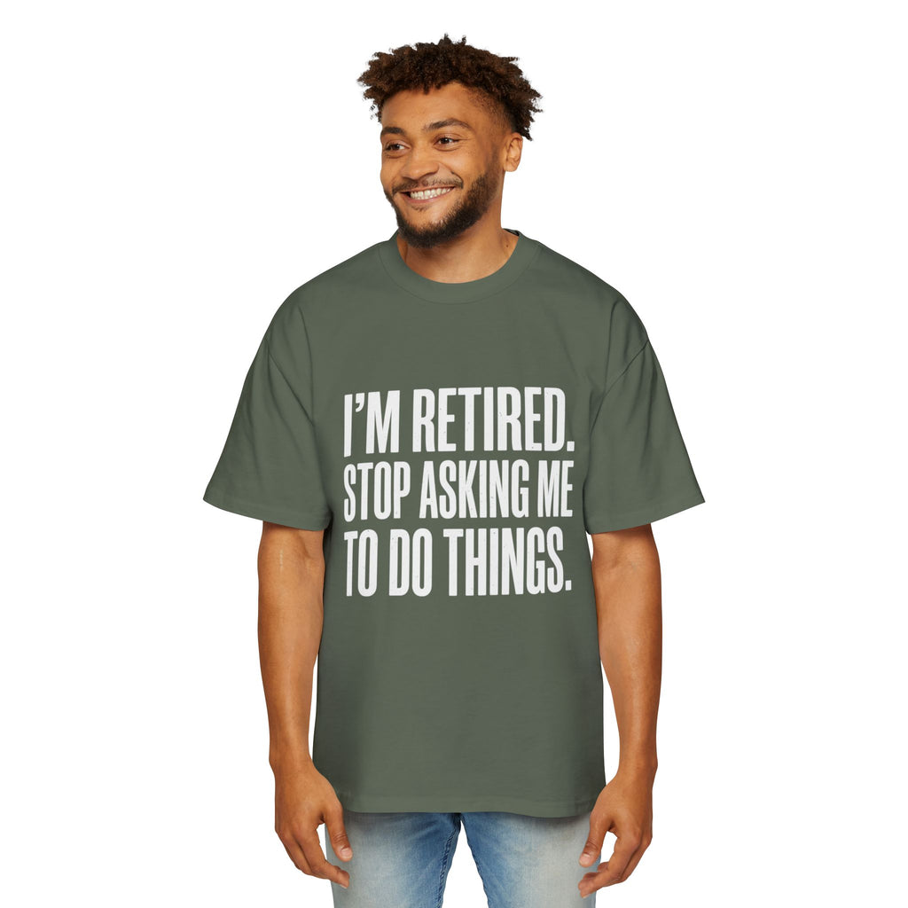 Ausgemustertes Oversized Baumwoll-T-Shirt